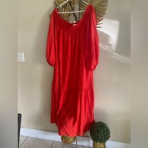 H&M Scarlet Textured Top